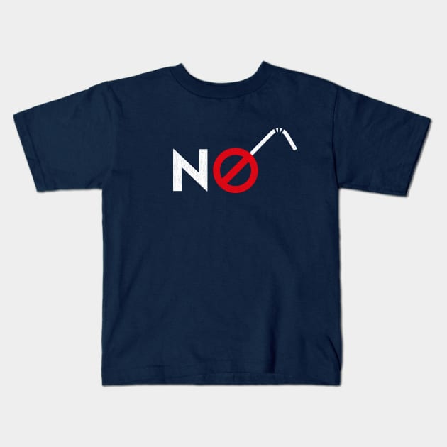 Say No To Plastic Straws - Iconic Symbol Kids T-Shirt by bangtees